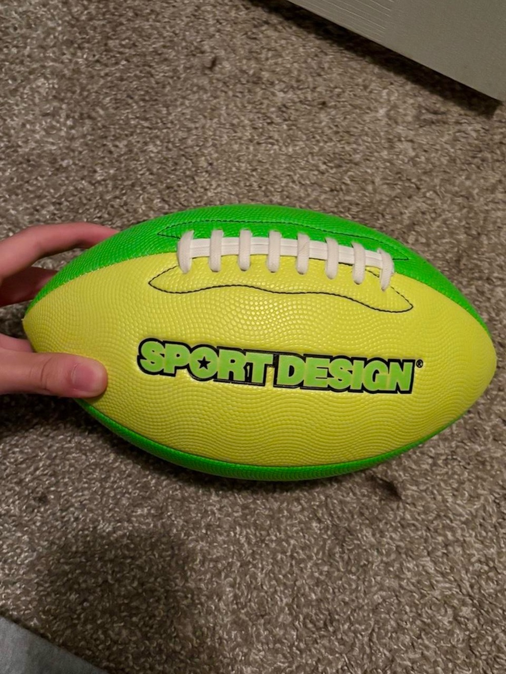 Kids Football - Bright Green & Yellow